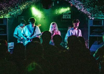 Band performing live - an EPK is needed to secure live gigs.